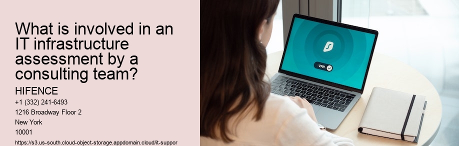 What is involved in an IT infrastructure assessment by a consulting team?