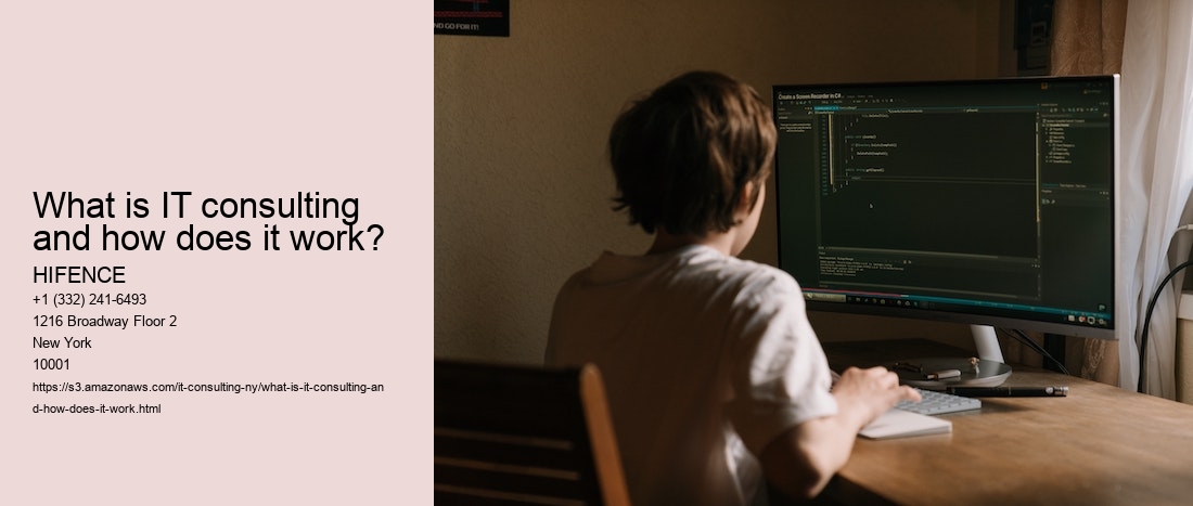 What is IT consulting and how does it work?