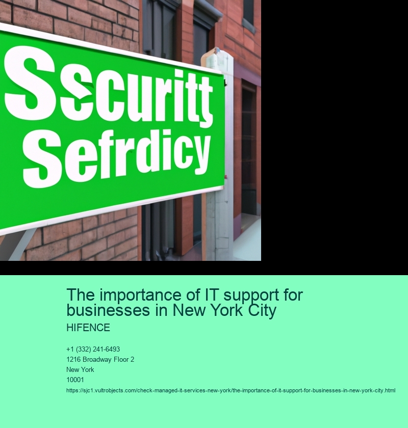 The importance of IT support for businesses in New York City