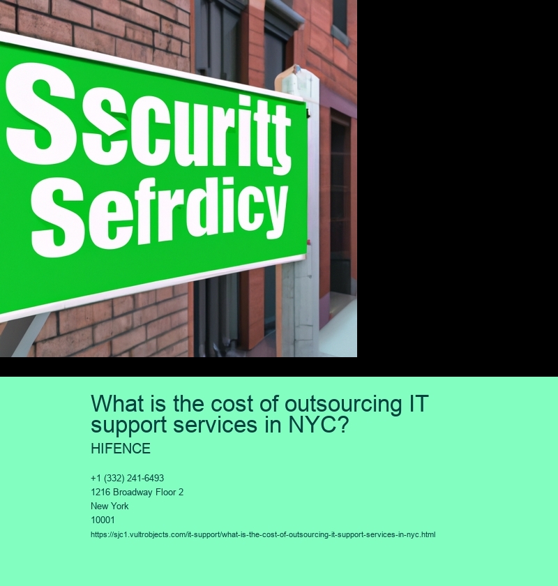 What is the cost of outsourcing IT support services in NYC?