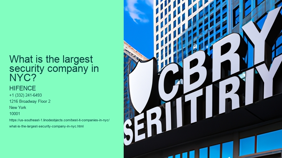 What is the largest security company in NYC?