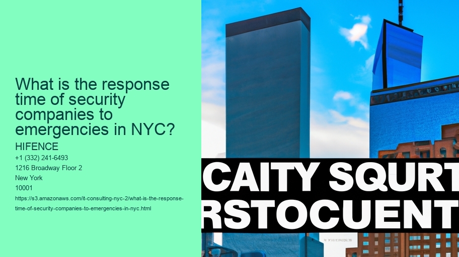 What is the response time of security companies to emergencies in NYC?