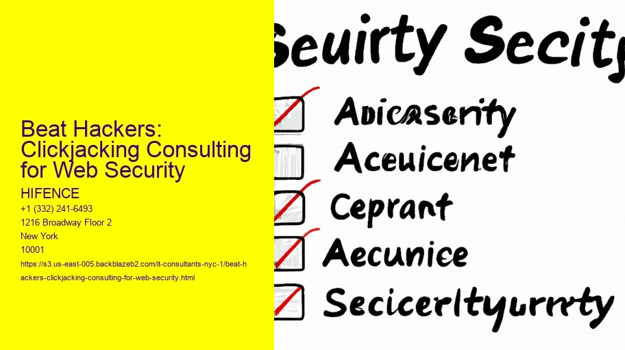 Beat Hackers: Clickjacking Consulting for Web Security