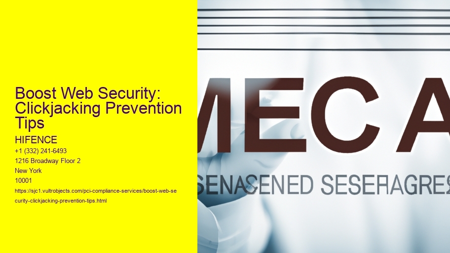 Boost Web Security: Clickjacking Prevention Tips