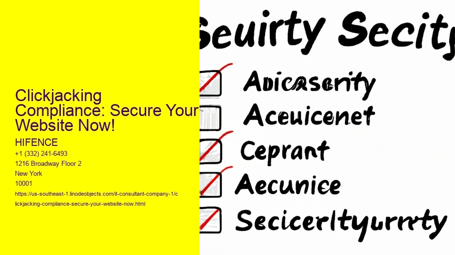 Clickjacking Compliance: Secure Your Website Now!