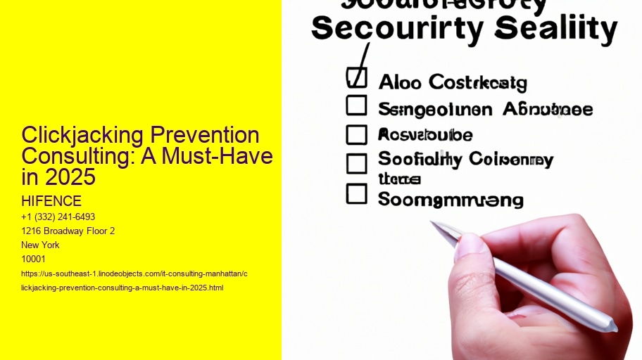 Clickjacking Prevention Consulting: A Must-Have in 2025