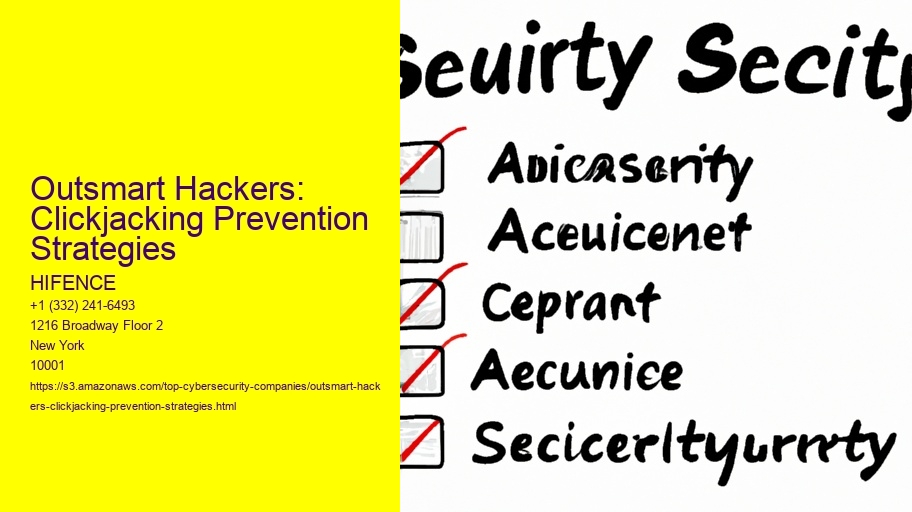 Outsmart Hackers: Clickjacking Prevention Strategies