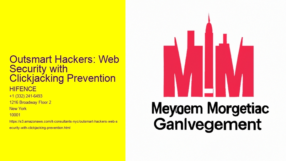 Outsmart Hackers: Web Security with Clickjacking Prevention