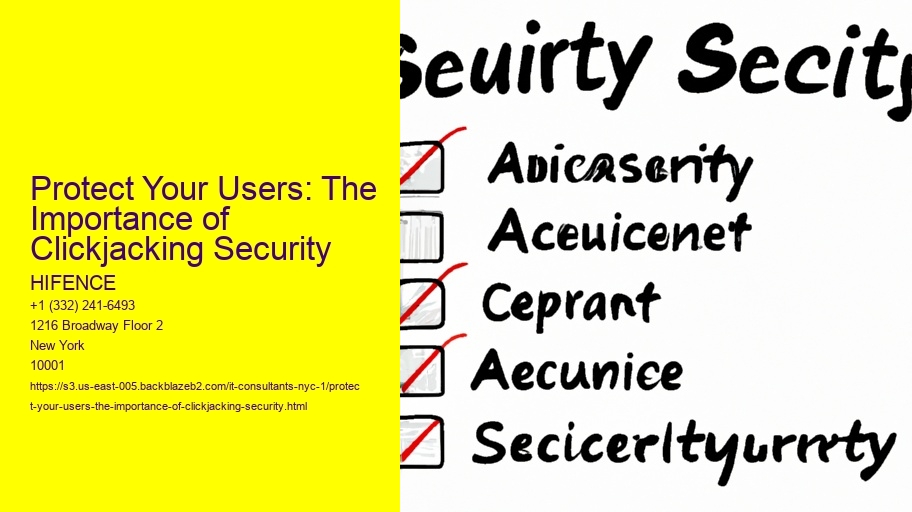 Protect Your Users: The Importance of Clickjacking Security