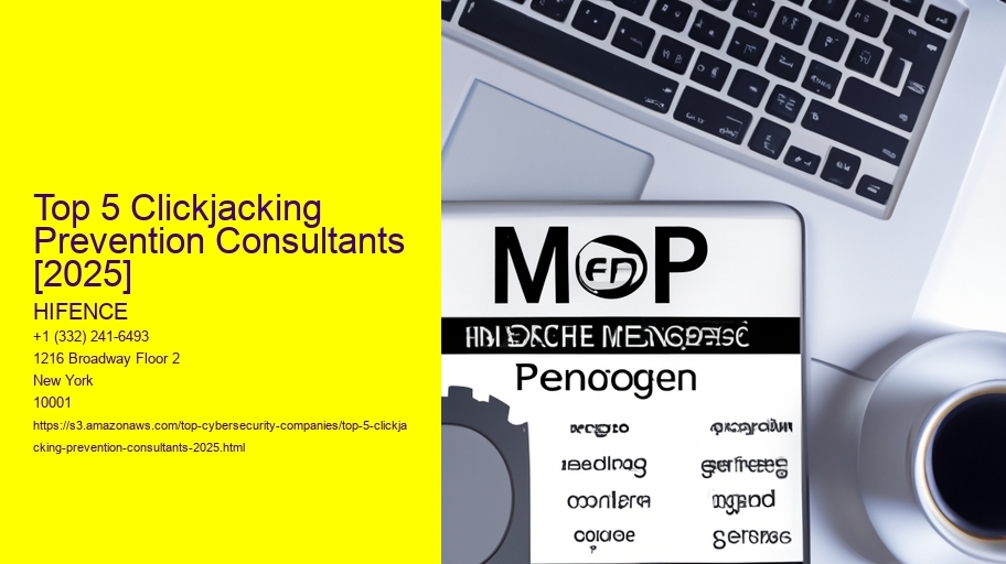 Top 5 Clickjacking Prevention Consultants [2025]
