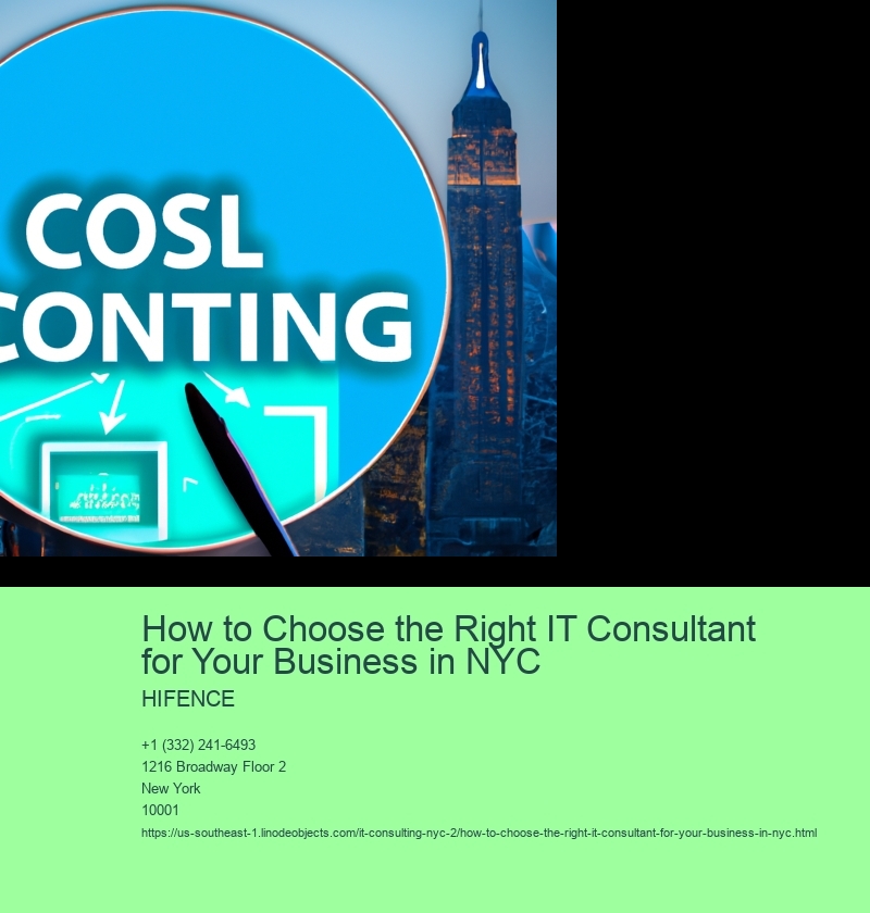 How to Choose the Right IT Consultant for Your Business in NYC