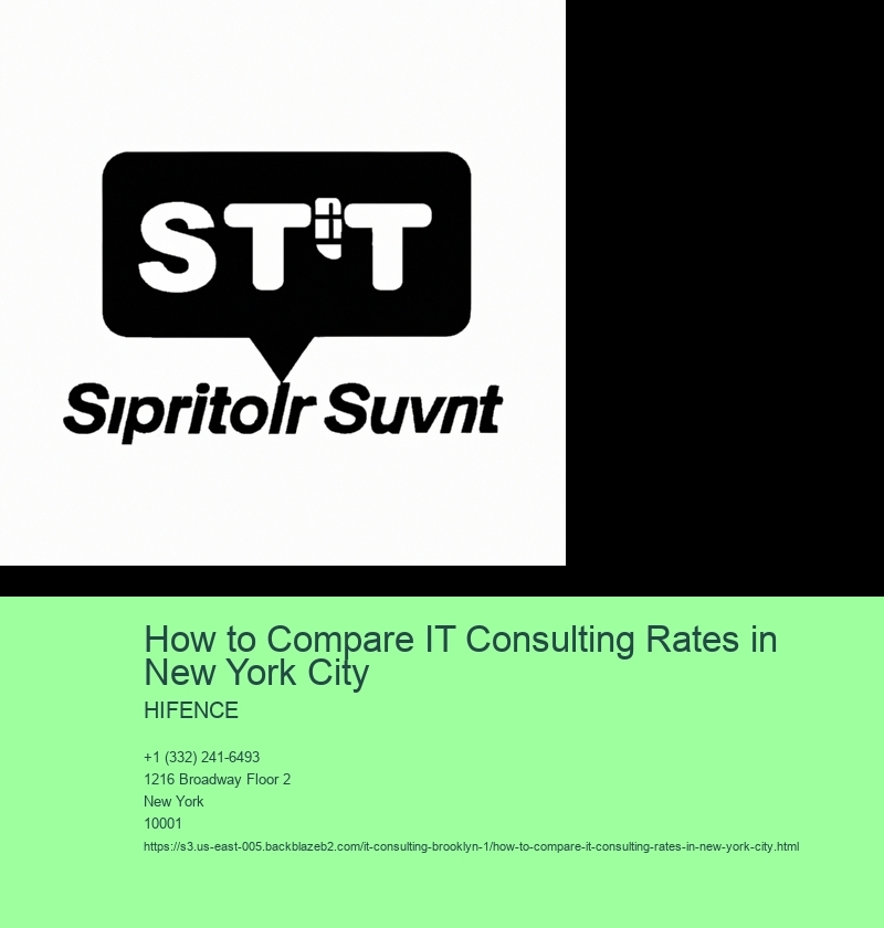 How to Compare IT Consulting Rates in New York City