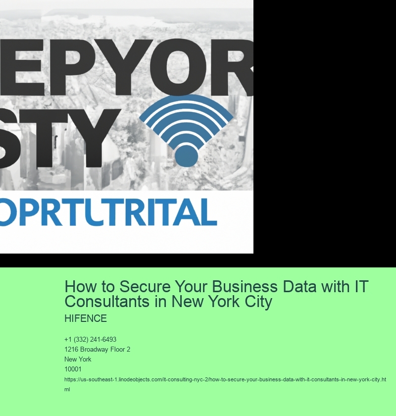 How to Secure Your Business Data with IT Consultants in New York City