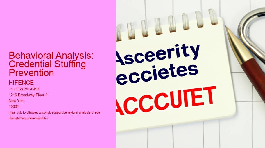 Behavioral Analysis: Credential Stuffing Prevention
