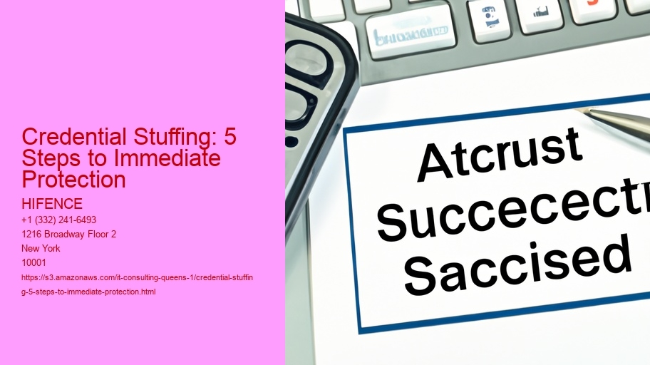 Credential Stuffing: 5 Steps to Immediate Protection