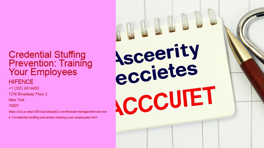 Credential Stuffing Prevention: Training Your Employees