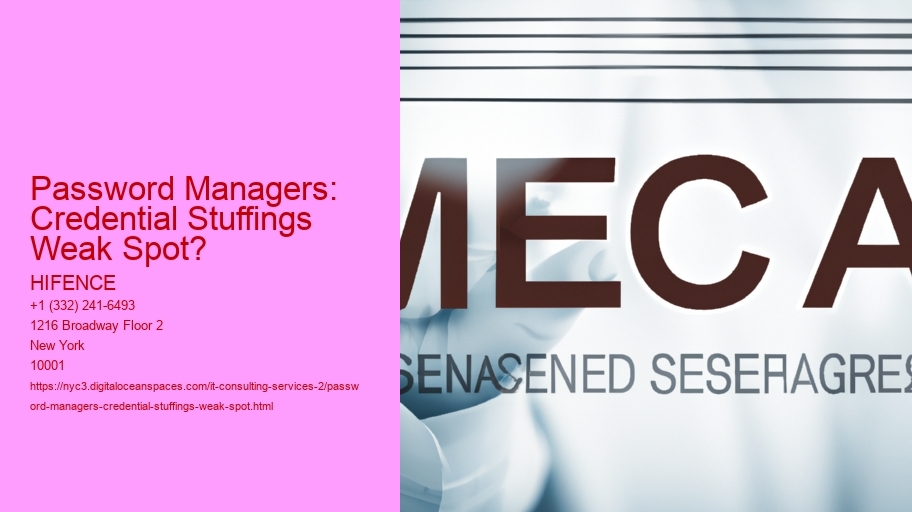 Password Managers: Credential Stuffings Weak Spot?
