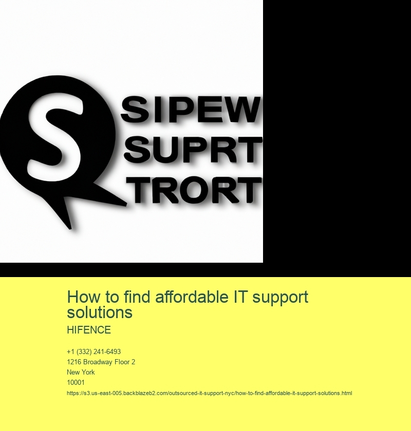 How to find affordable IT support solutions