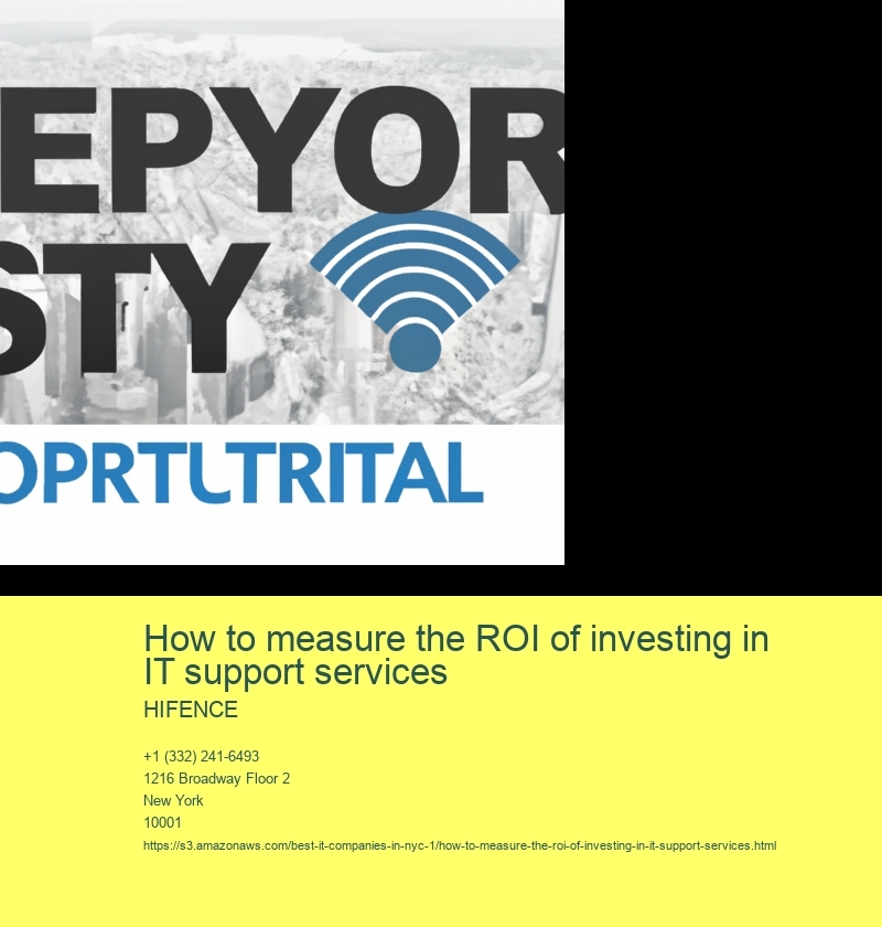 Define clear goals and objectives for investing in IT support services