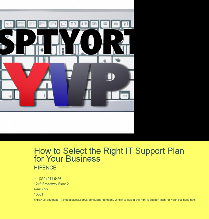 How to Select the Right IT Support Plan for Your Business