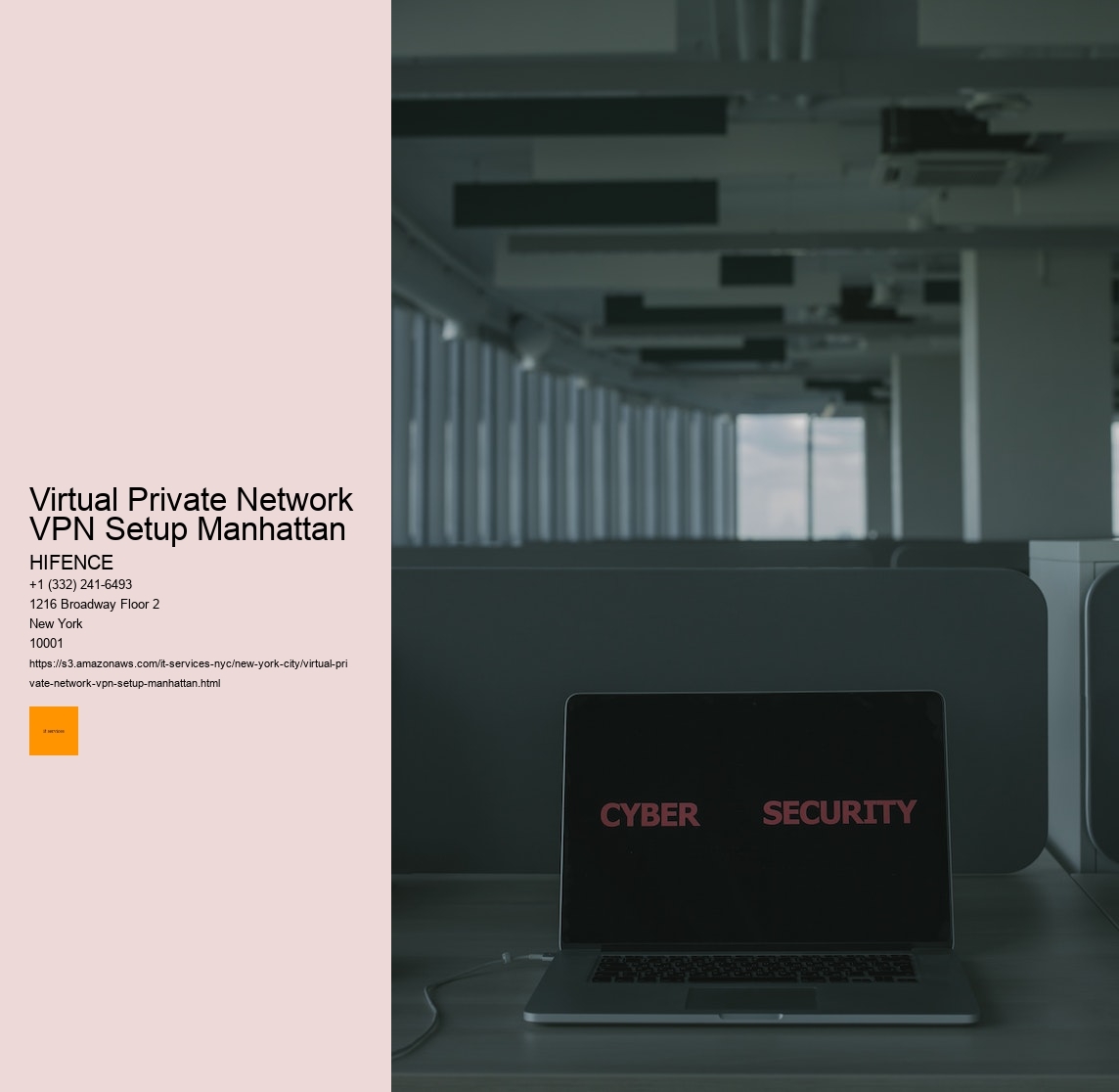 Virtual Private Network VPN Setup Manhattan