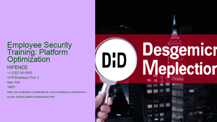 Employee Security Training: Platform Optimization