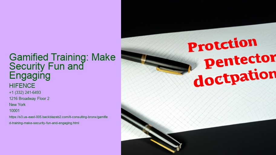 Gamified Training: Make Security Fun and Engaging