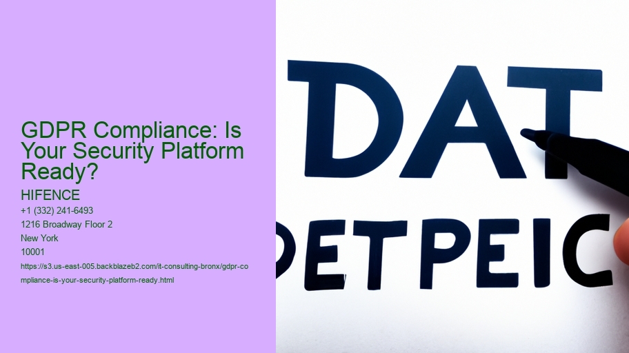 GDPR Compliance: Is Your Security Platform Ready?