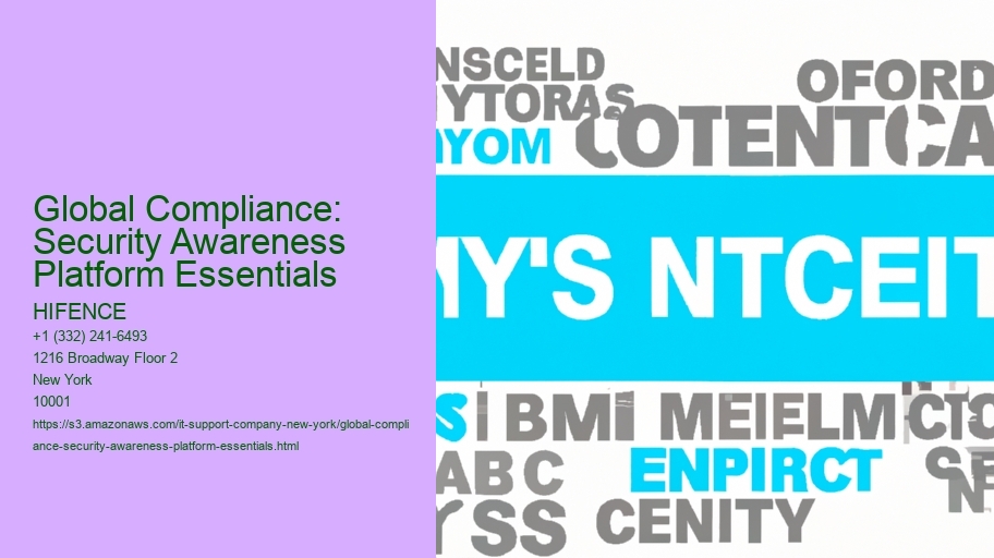 Global Compliance: Security Awareness Platform Essentials