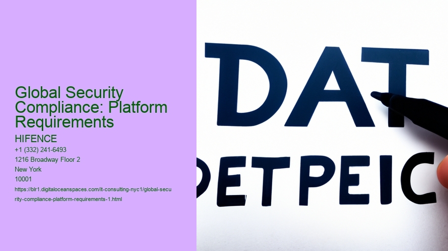 Global Security Compliance: Platform Requirements