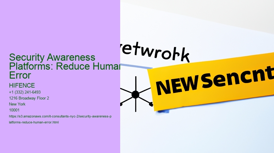 Security Awareness Platforms: Reduce Human Error