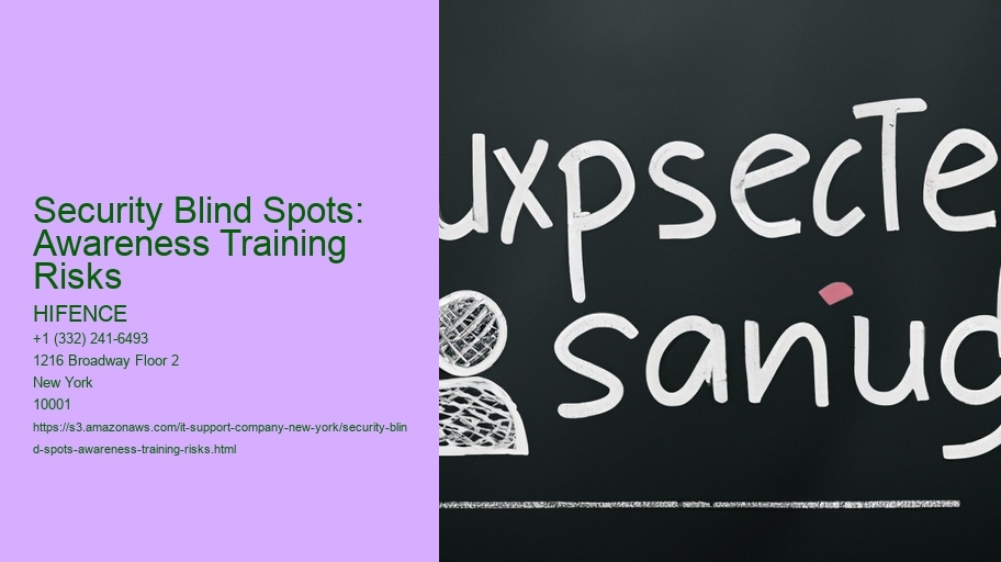 Security Blind Spots: Awareness Training Risks
