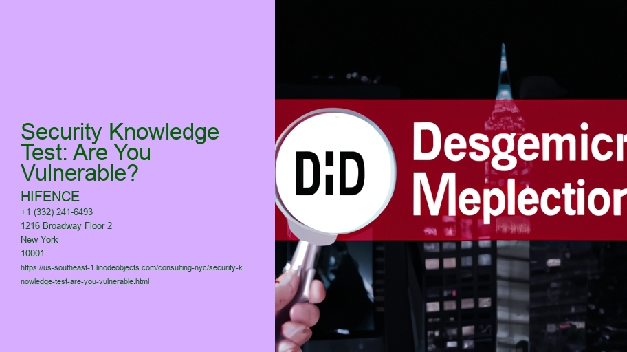 Security Knowledge Test: Are You Vulnerable?