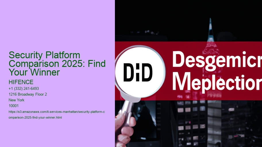 Security Platform Comparison 2025: Find Your Winner