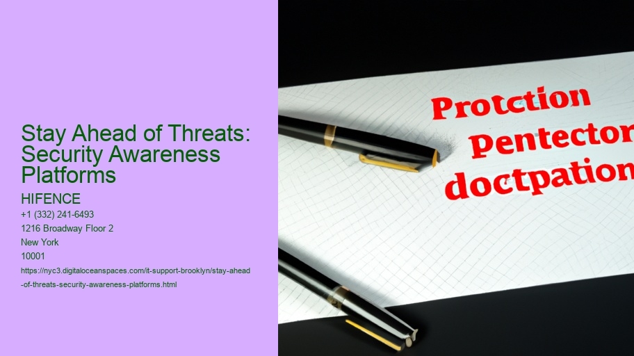 Stay Ahead of Threats: Security Awareness Platforms