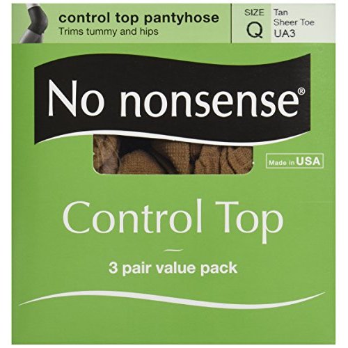No Nonsense Control Top Pantyhose Size Chart