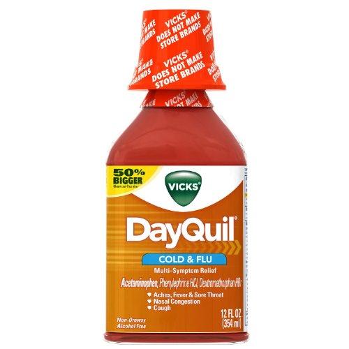 Vicks Dayquil Cold Flu MultiSymptom Relief Liquid 12 Oz, eBay