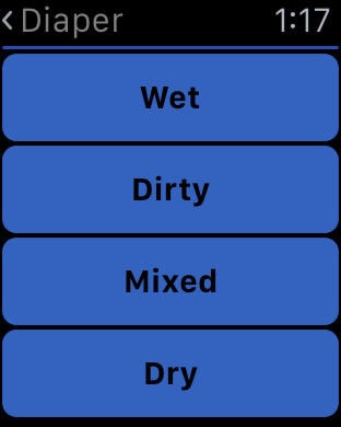 apple watch baby tracker