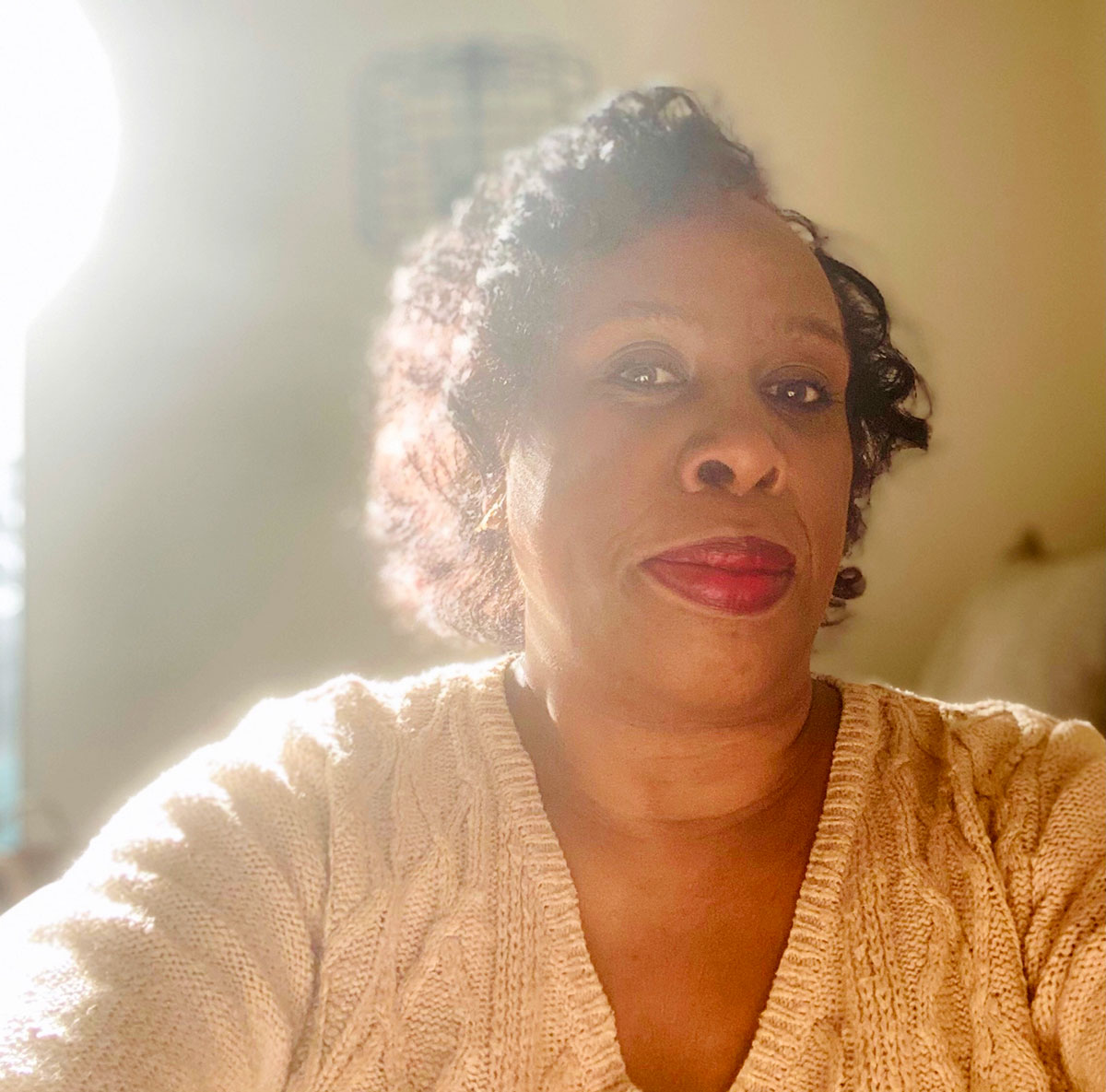 ITVS Supervising Producer Shana Swanson, at home