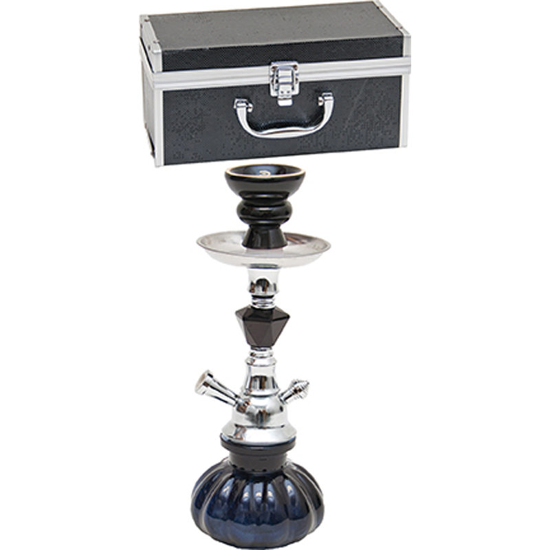 International Wholesale Supply 10.5'' Pumpkin Hookah with Carrying Case