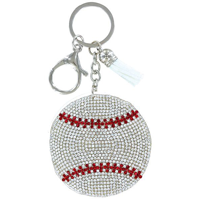 International Wholesale Supply Baseball Keychain