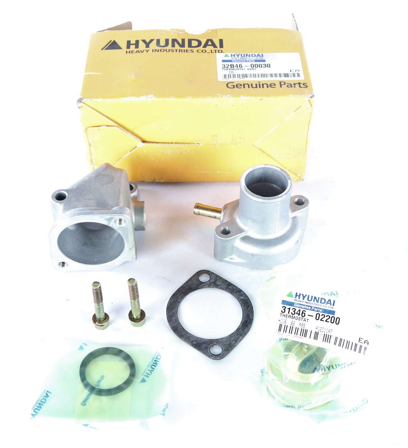 thumbnail image 2 of Hyundai Sonata 2020-2024 Thermostat Housing Assembly OEM 25600-2M810 256002M810 2 of 13