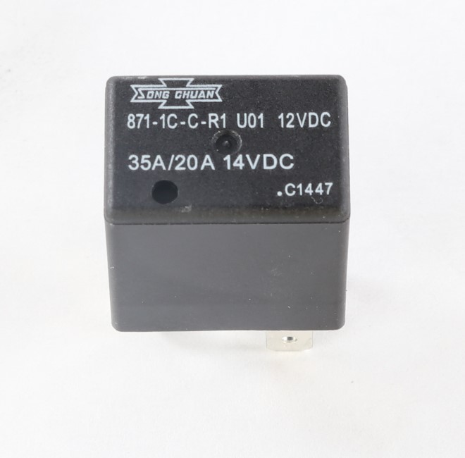 1PCS 871 1C S R1 12VDC Song Chuan Power Relay 5pins - Foto 8
