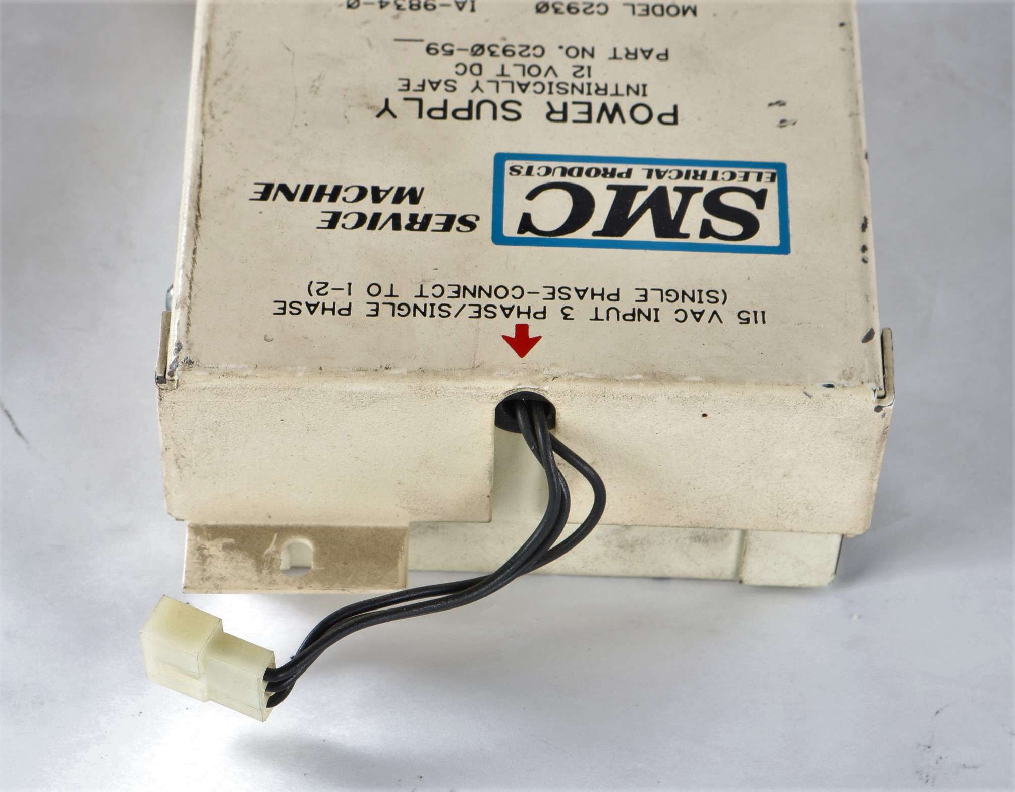 C293059 from BECKER MINING SMC ELECTRICAL PRODUCTS POWER SUPPLY 12VDC