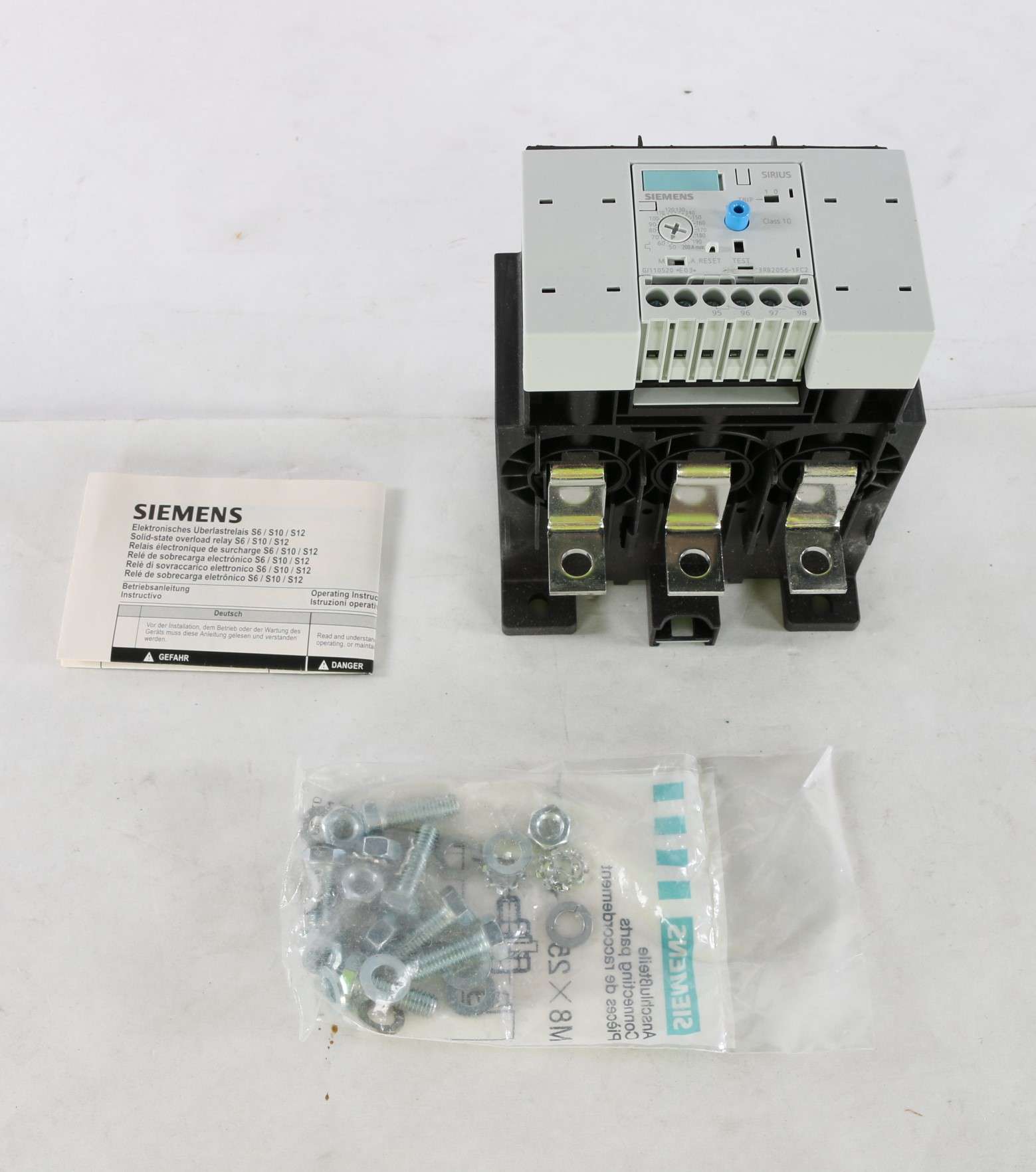 3RB20561FC2 from SIEMENS / FURNAS / MEZ / LOHER / AGILION OVERLOAD RELAY