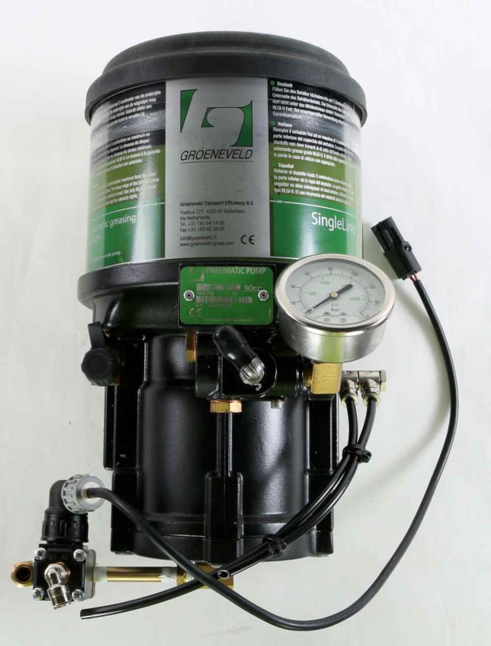 F600768 from GROENEVELD GROUP GREASE PUMP ASSEMBLY PNEUMATIC