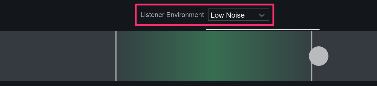 Intelligibility Listener Environment