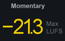 Momentary maximum readout
