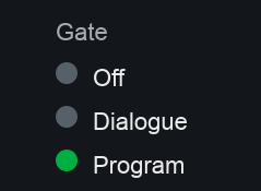 Loudness meter Gating options