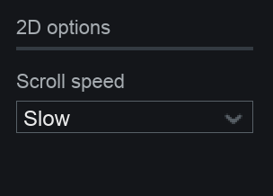 Spectrogram 2D options